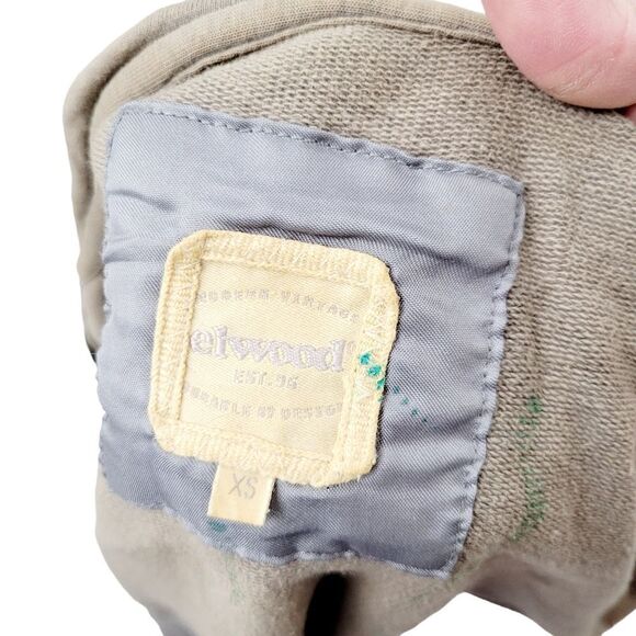 Y2K Elwood Grey Funny Pattern Hoodie Jacket Size: XS - Picture 7 of 8